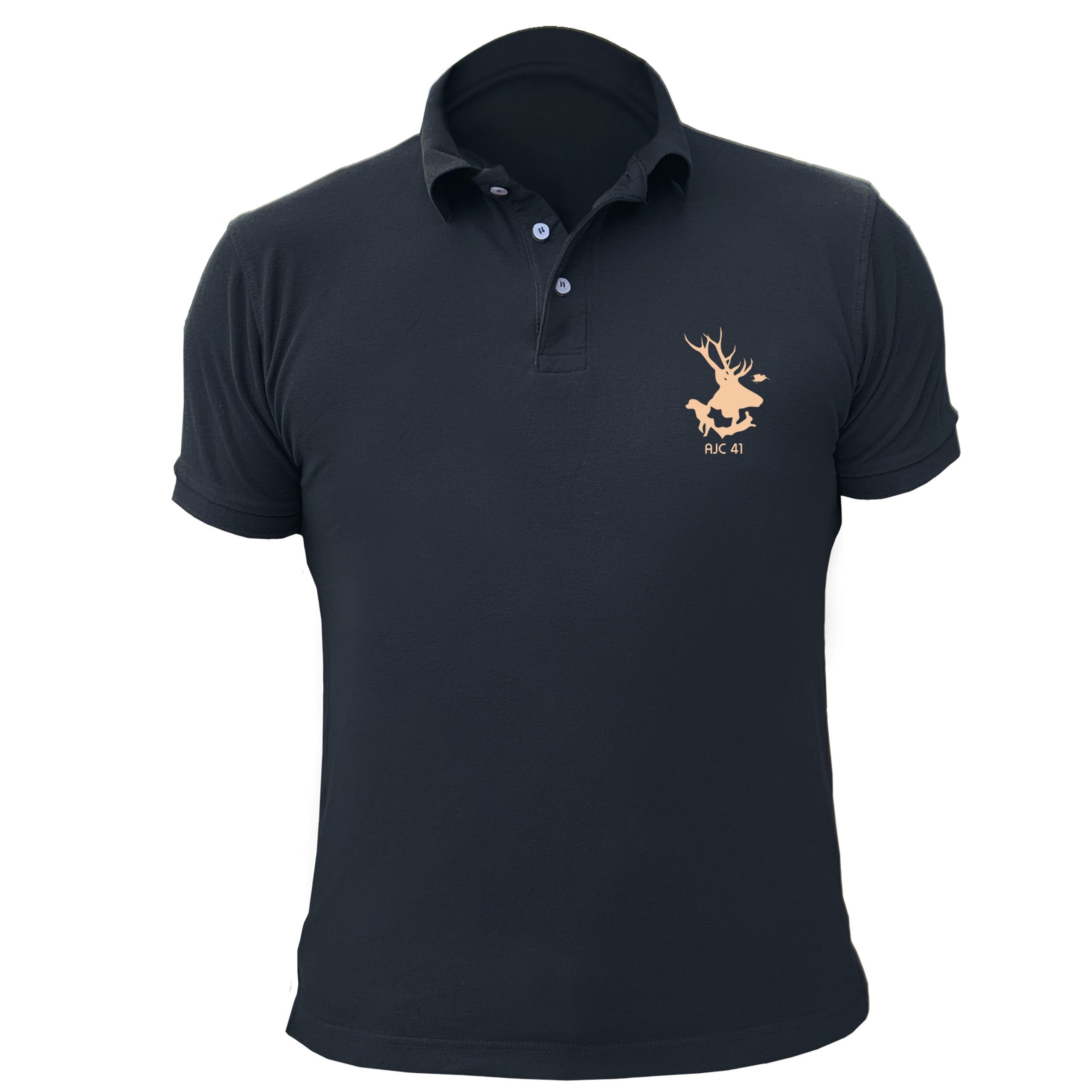 Polo Chasse Homme - AJC 41 · Traqueur Chasse